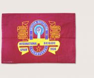 International Brigade British Battalion Banner tea towel