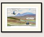 Steve Bell Her Majesty in Lockdown print