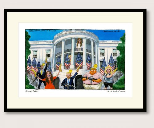 Steve Bell Trump Family White House print