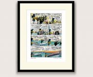 Steve Bell last If... strip print