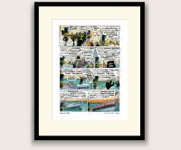 Steve Bell last If... strip print