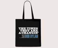 Bob Dylan A-Changin tote bag