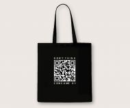 QR Code Don't Think Consume tote bag