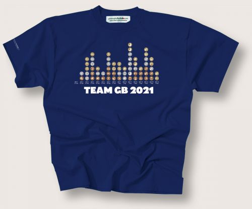 Team GB  medallists Tokyo 2021 shirt