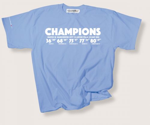 £9 Manchester City Champions 2022