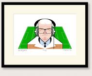 John Motson framed print