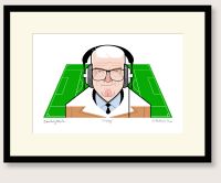 John Motson framed print