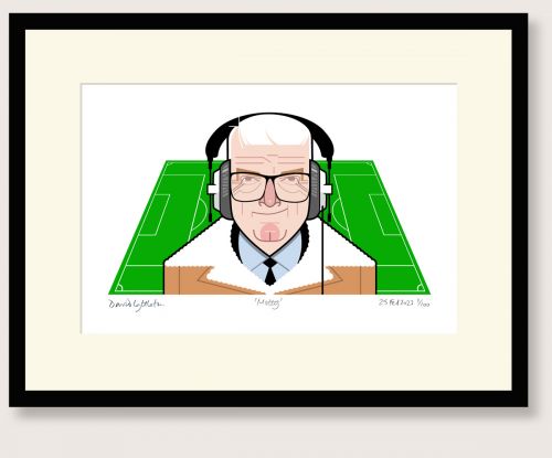 John Motson framed print
