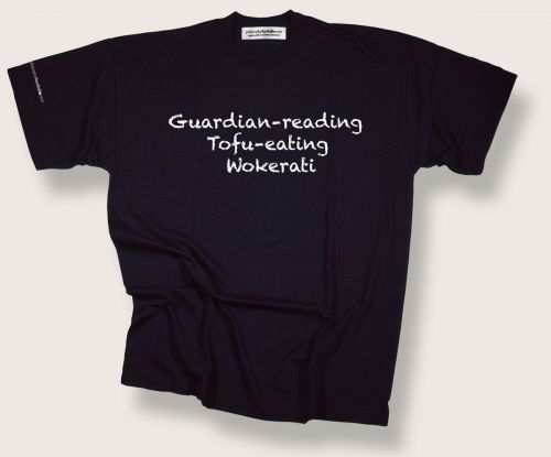 Guardian-reading, tofu-eating, wokerati T-shirt