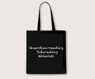 Guardian-reading Tofu-eating Wokerati tote bag