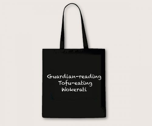 Guardian-reading Tofu-eating Wokerati tote bag
