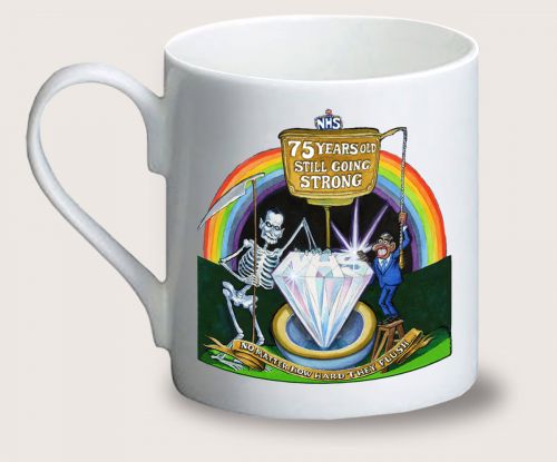 Steve Bell NHS 75th Anniversary Mug