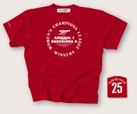 Arsenal Women Champions League Winners shirt