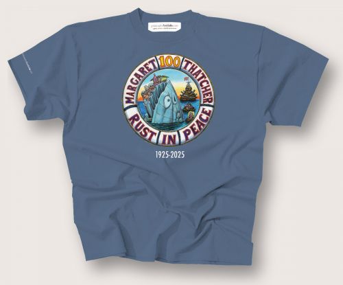 Steve Bell Thatcher Centenary T-shirt