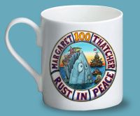 Steve Bell Thatcher Centenary mug
