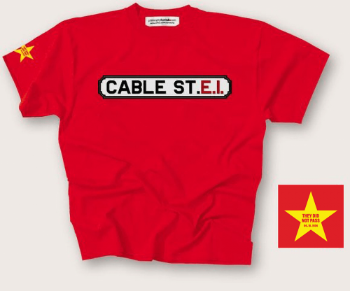 Cable Street Sign 