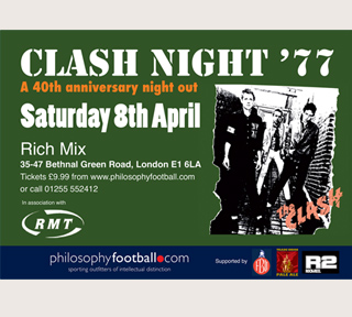 Clash 1977 event poster